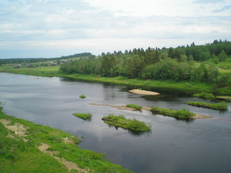 Река Уфтюга Архангельская область