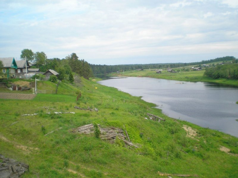 Река Кокшеньга Тарногский район