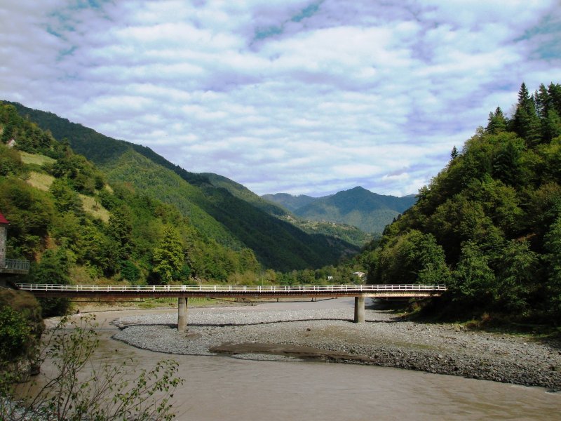 Река Чорох в Батуми