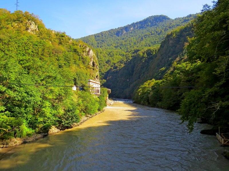 Река Чорохи в Грузии