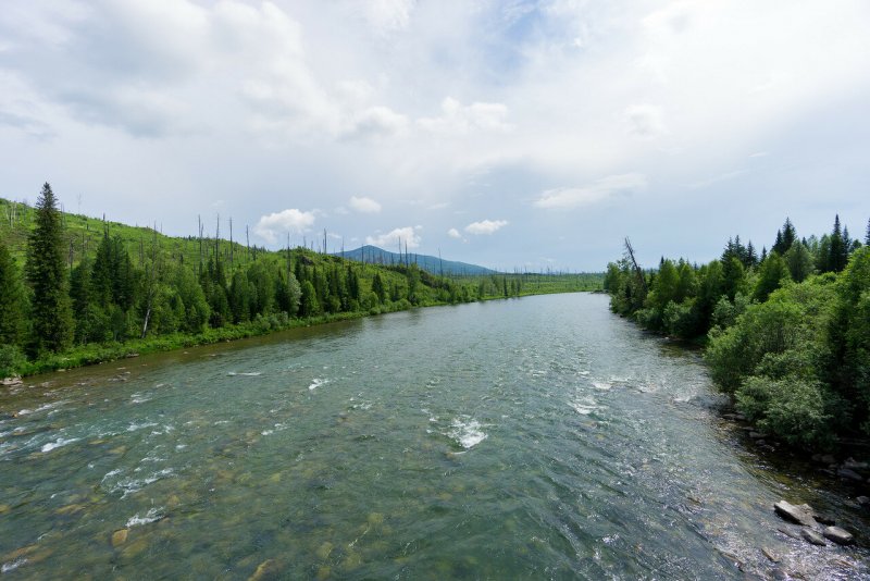 Река Шинда Красноярский край