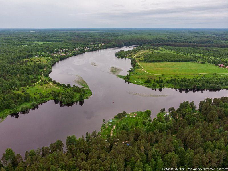 Берег реки Вычегда