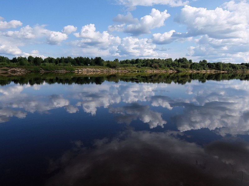 Река Вычегда в Республике Коми