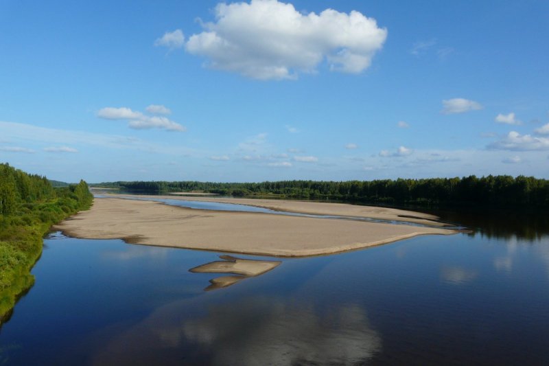 Река Мезень в Коми