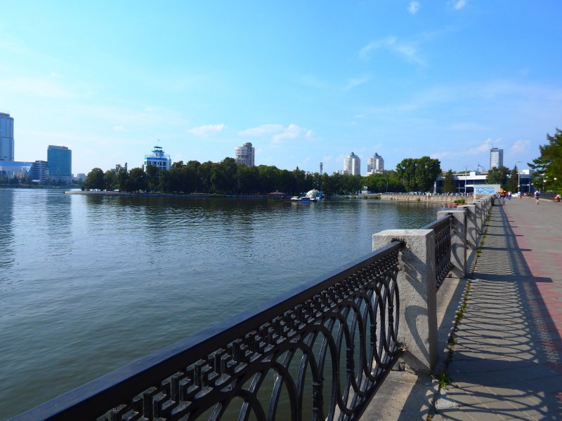 Река Исеть Екатеринбург мост