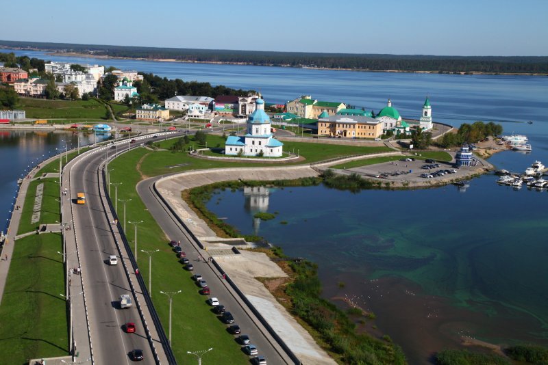 Река Волга Новочебоксарск