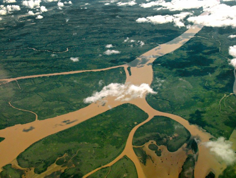 Южная Америка река Парана