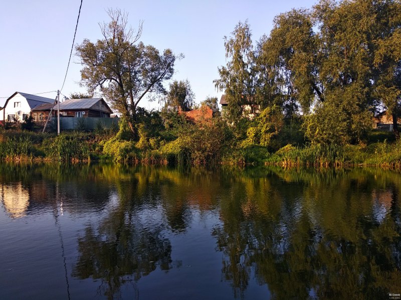 Река Проня деревня Коленцы