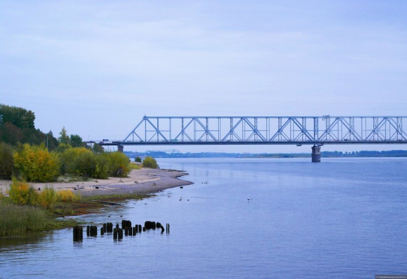 Дельта реки Северная Двина