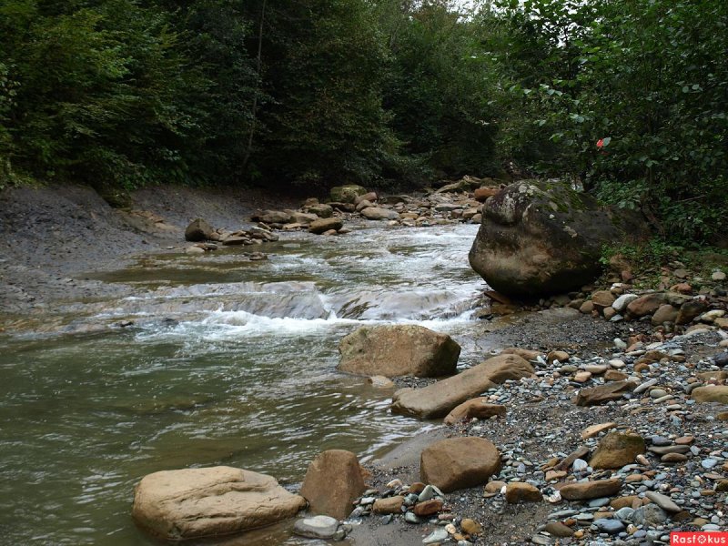 Речка Лаба в Лабинске