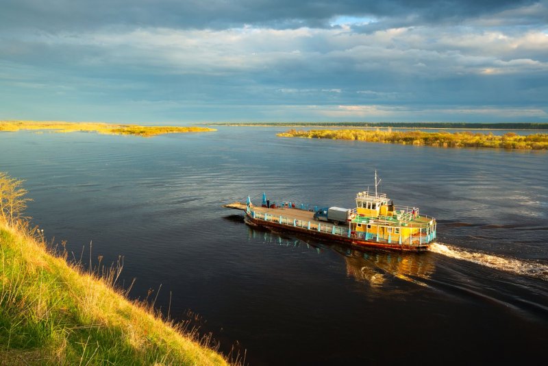 Северная Двина река Красноборск
