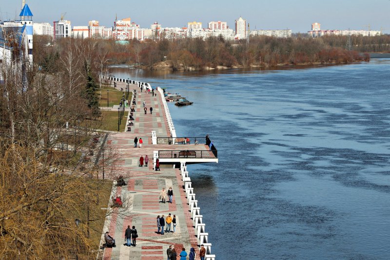 Река СОЖ В районе Новобелица