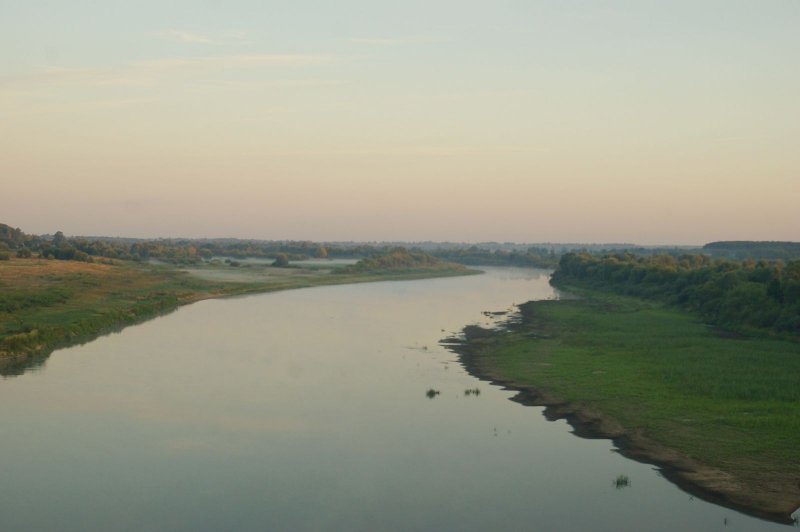 Осень река Беларусь