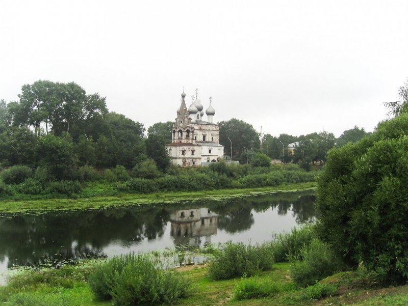 Вологда Кремль река