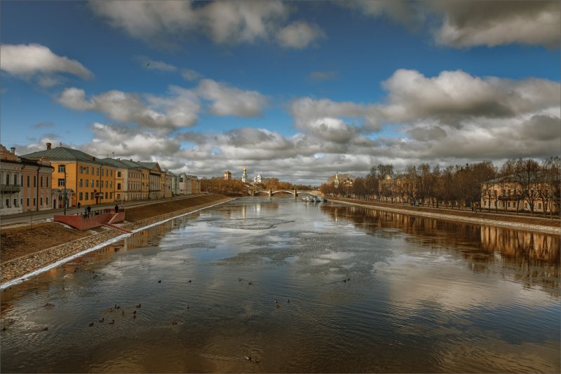 Река Вологда центр