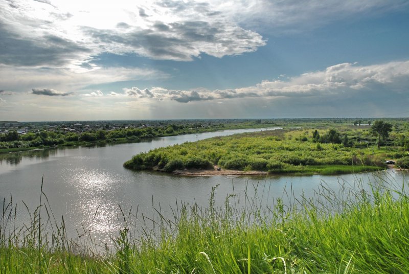 Петропавловск Казахстан река Ишим