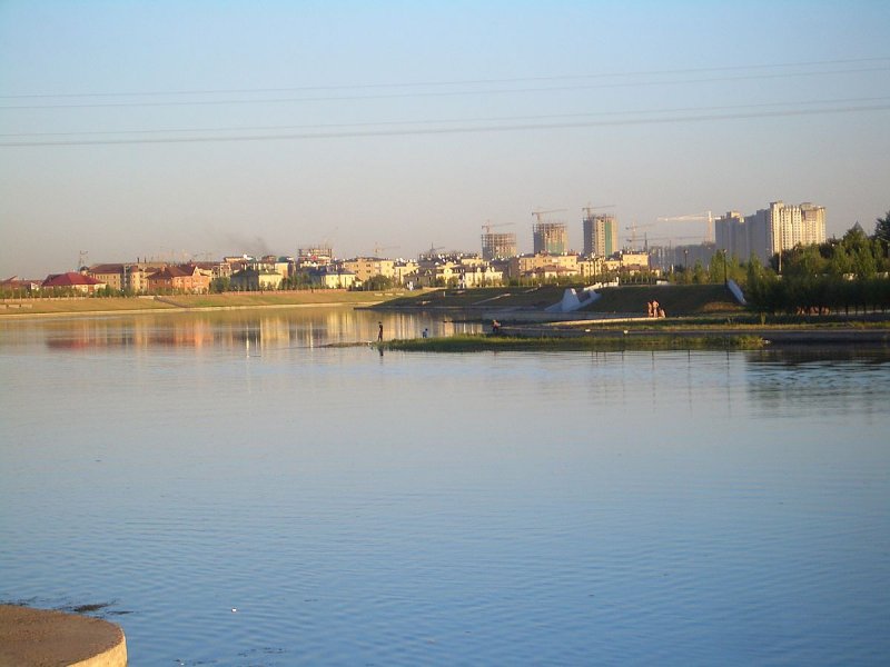 Река Ишим в Казахстане