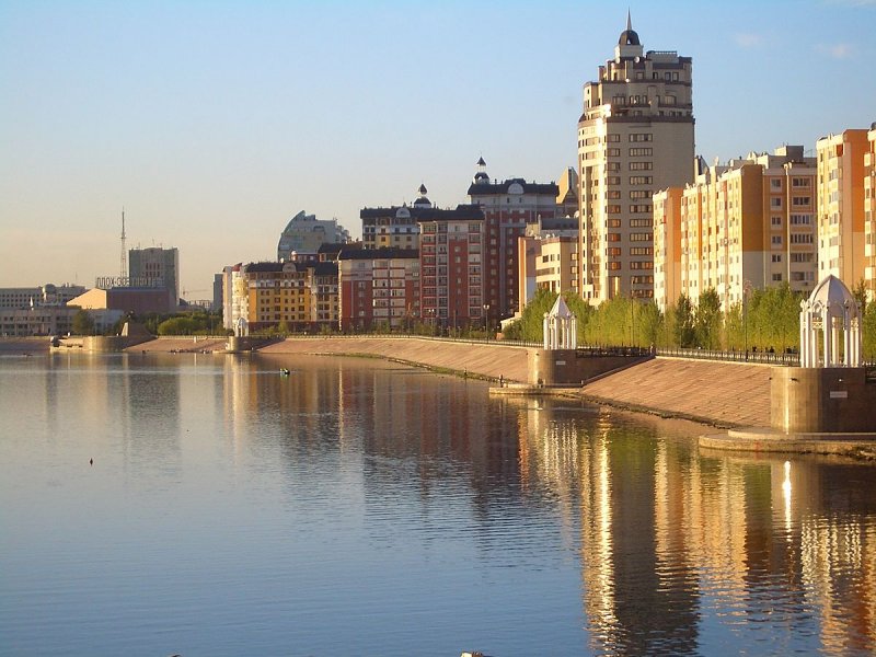 Река Ишим Астана