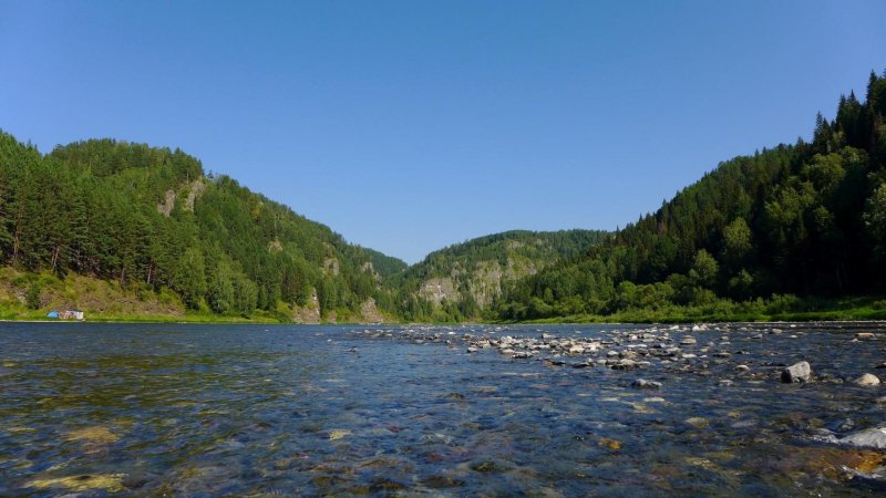 Река Киа в Кемеровской области