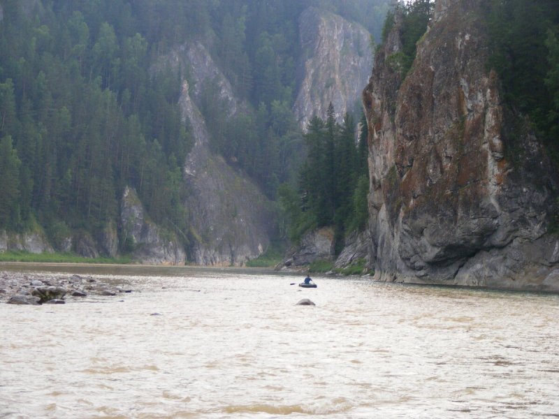 Водопад на реке кия Кемеровская область