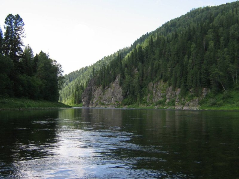 Кия река Кемеровской