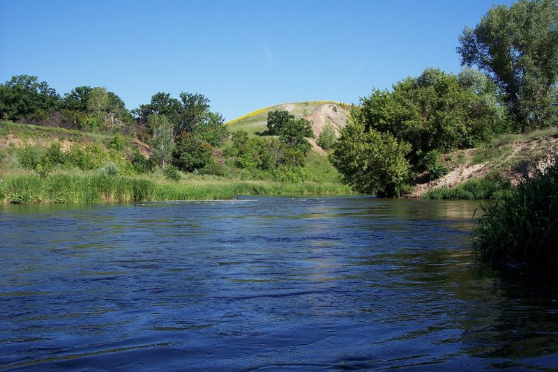 Природа Медведица река Саратовская область