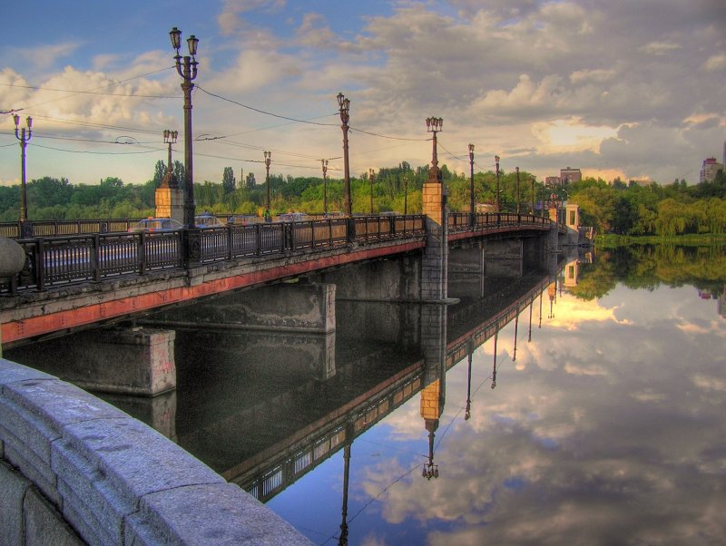 Донецк мост Кальмиус