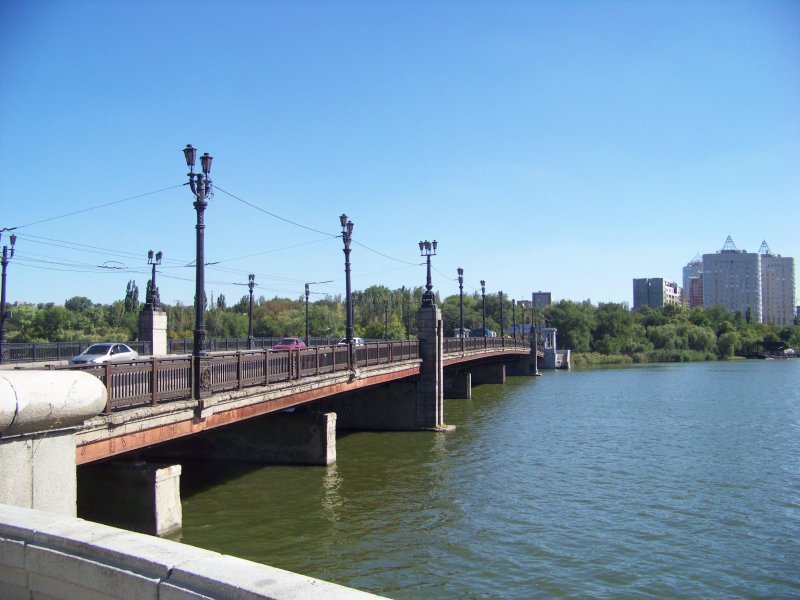 Донецк мост Кальмиус