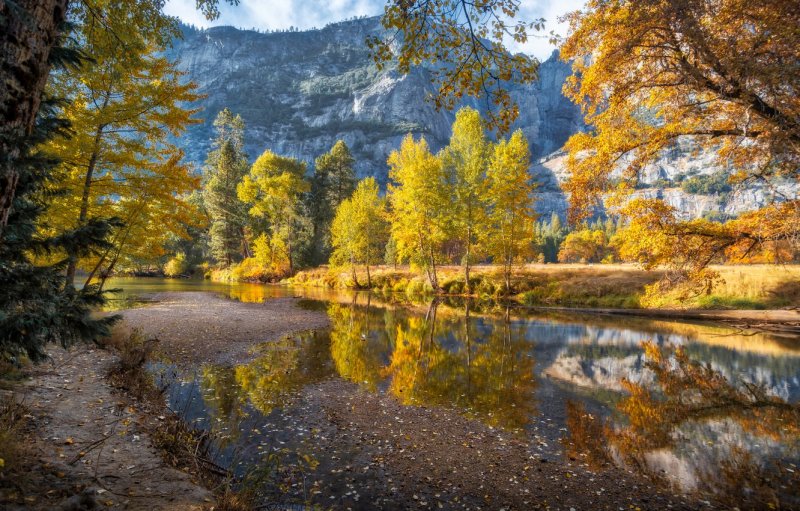 Йосемити национальный парк осенью