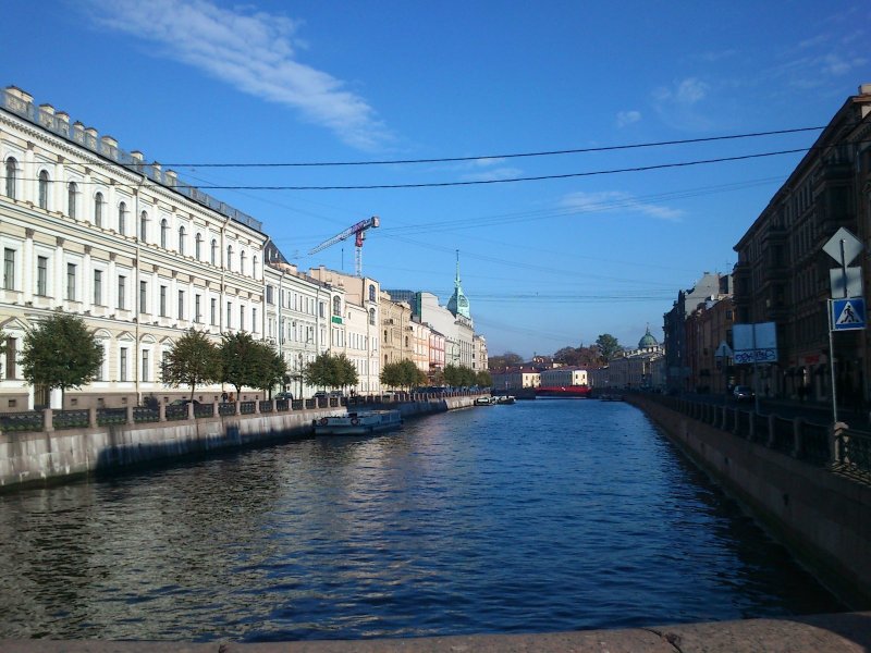 Набережная реки мойки Санкт-Петербург