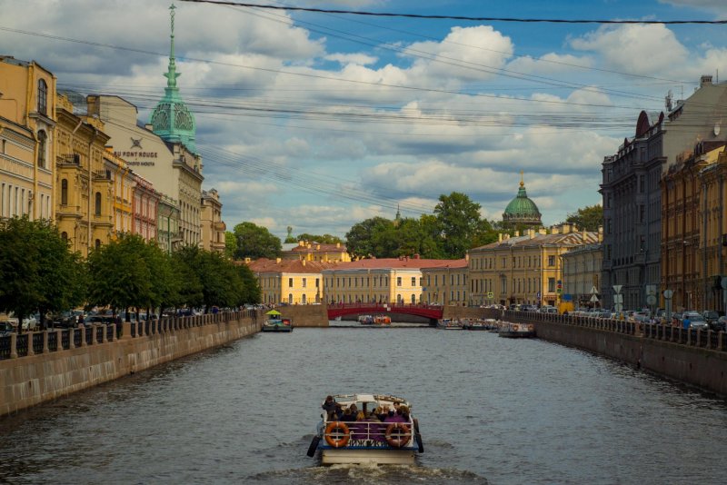 Нева Санкт-Петербург набережная канал