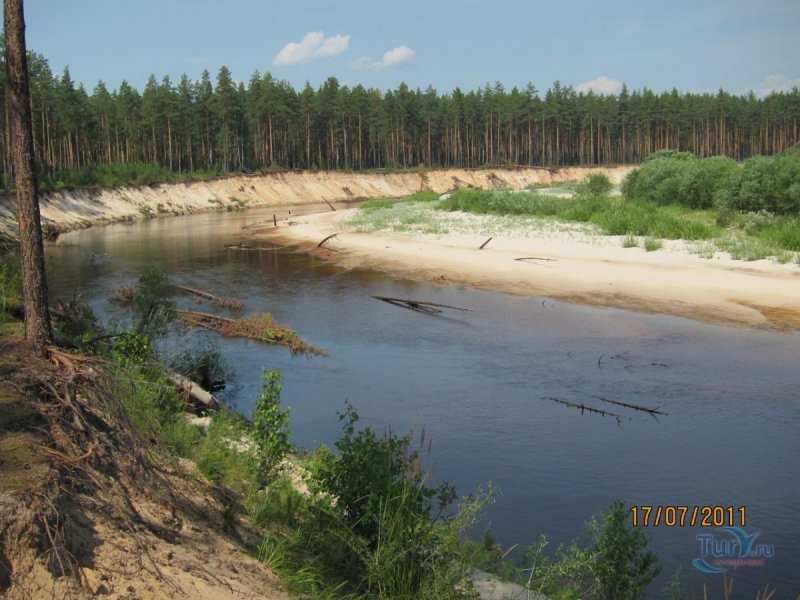 Река Лух Нижегородская область сплав