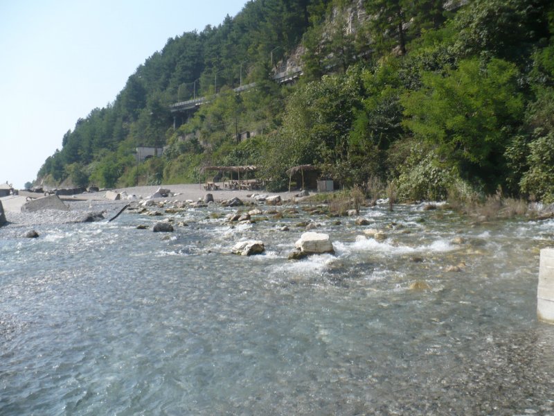 Река Репруа в Абхазии