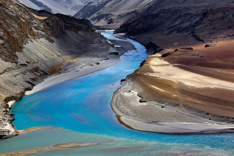 Реки инд в Гималаях
