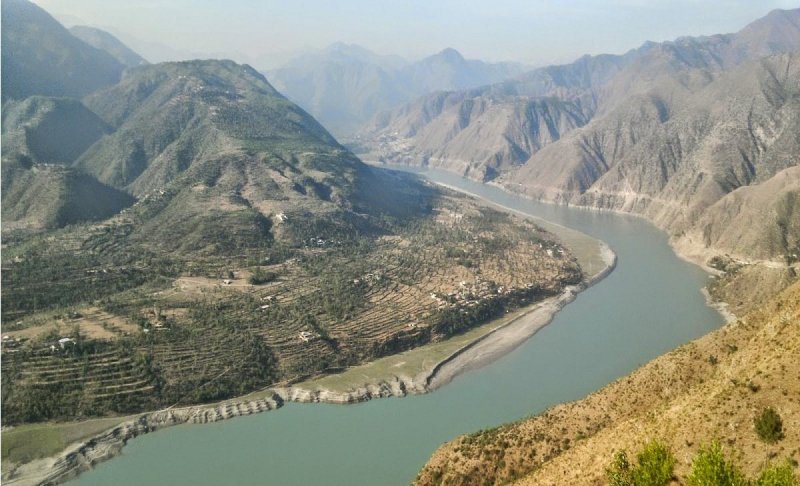 Исток река инд Пакистан