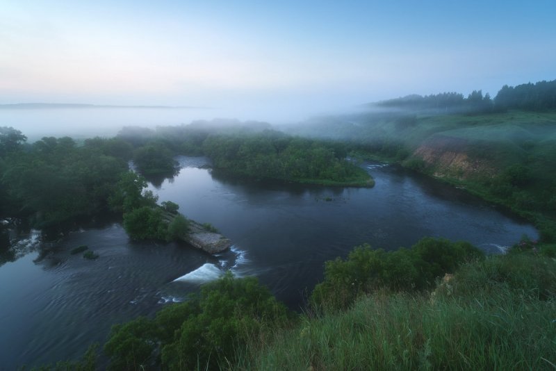 Река красивая меча в Ефремове Тульская область