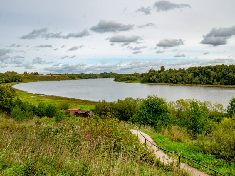 Акватория реки Волхов Великий Новгород