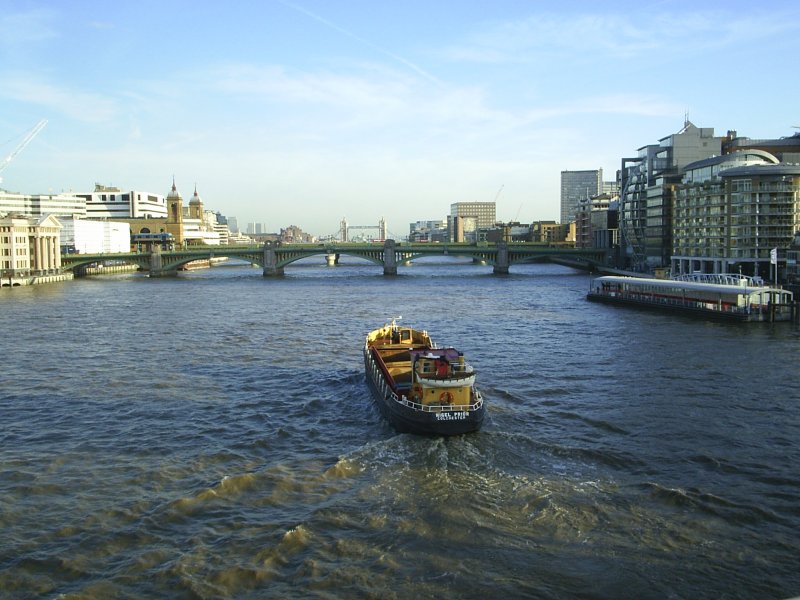 Лондон река Темза старый
