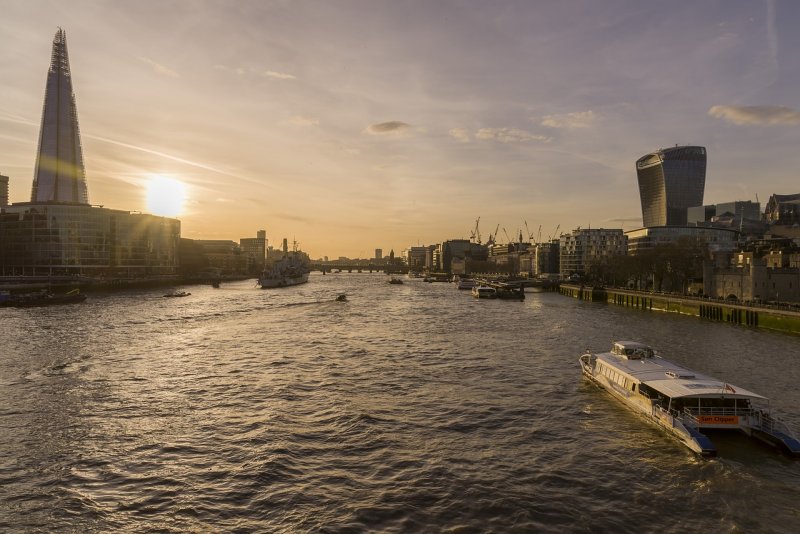 Река Thames в Лондоне