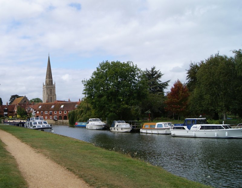 Оксфорд Англия река Темза