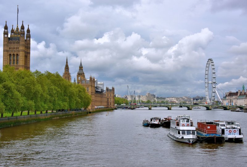 River Thames Лондон