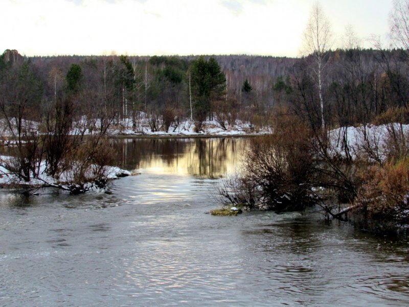 Река в Верхотурье Свердловской области