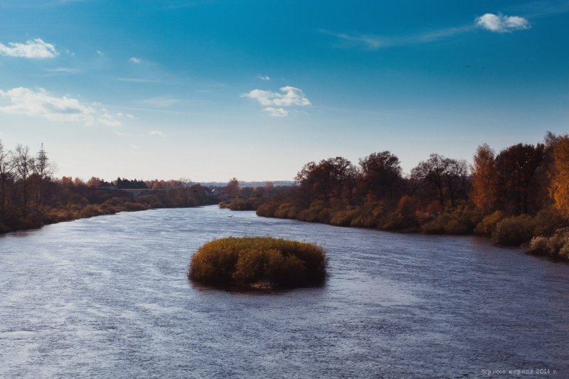 Река Клязьма в Дрезне