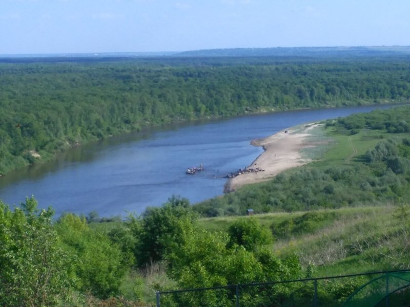 Река Сура в Мордовии