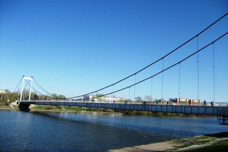 Набережная реки Суры Пенза мост