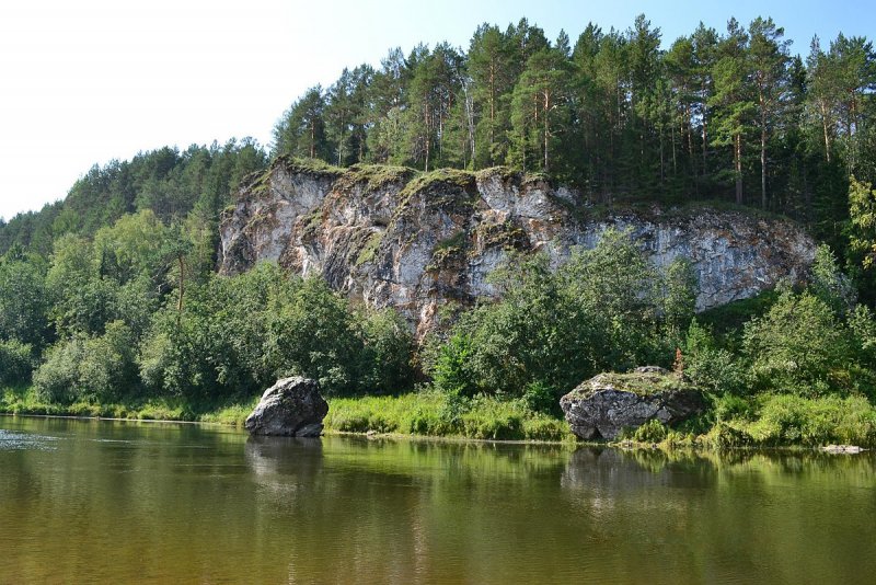 Река Уфа Зайкин камень