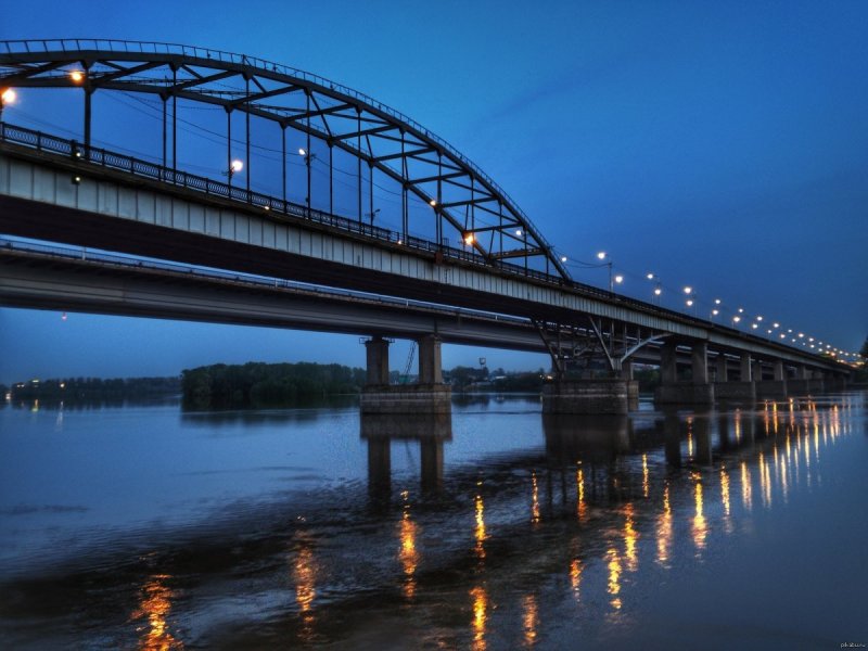 Мост Уфа река белая