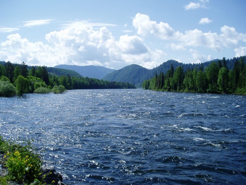 Исток реки Бия Артыбаш