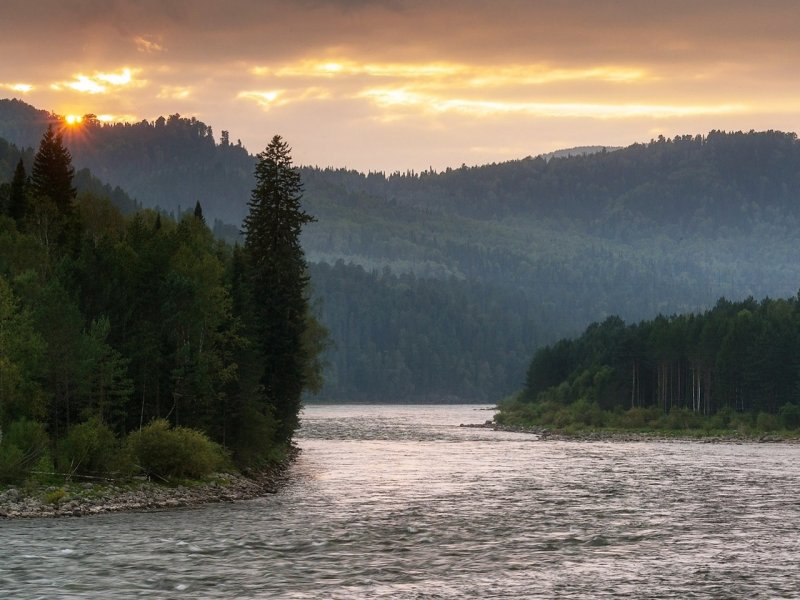 Река Бия Катунь Алтайский край