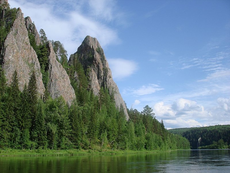 Река Мана Красноярский край Россия